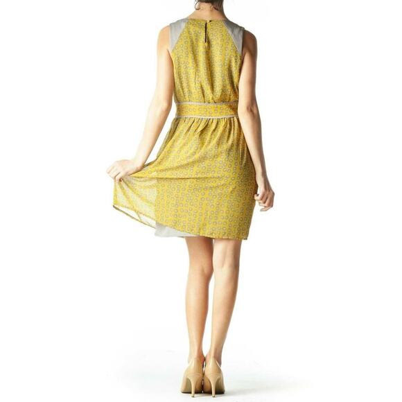 Esley Dress Women's Size Small Multicolor Keyhole Neckline Sleeveless Lined - Picture 1 of 10